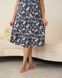 Сорочка на тонкой бретельке Plus Size - Незабудки 2xl Фото товара 5 из 7