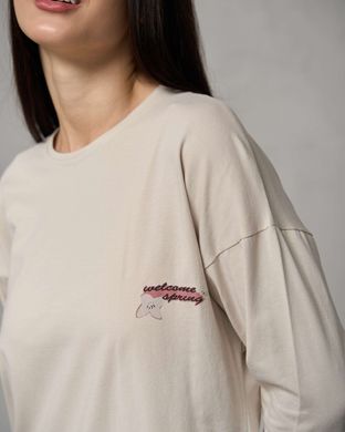Жіноча піжама зі штанами - без манжету - Hello Фото товару - Інтернет-магазин Zaragoza