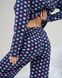 Жіночий костюм зі штанами Фліс - у різнокольоровий горошок Фото товару 8 з 11