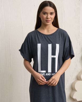 Туніка жіноча з рукавчиком Love and Hope, Темно-синій, m