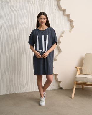 Туніка жіноча з рукавчиком Love and Hope, Темно-синій, m