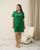 Комплект футболка і шорти - Plus size - You me Зелений l