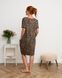 Туника свободного кроя с карманами Plus Size - леопард Коричневый 2xl Фото товара 5 из 6