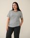 Комплект женский с капри Plus Size - в рубчик полоска Светло-серый 2xl Фото товара 6 из 8