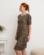 Туника свободного кроя с карманами Plus Size - леопард Коричневый 2xl Фото товара 2 из 6