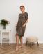 Туника свободного кроя с карманами Plus Size - леопард Коричневый 2xl Фото товара 1 из 6