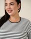 Комплект женский с капри Plus Size - в рубчик полоска Светло-серый 2xl Фото товара 3 из 8