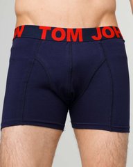 Трусы-шорты мужские однотонные - Tom John - Темно-синие Фото товара - Интернет-магазин Zaragoza