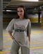 Футболка oversize Driving 26031 Светло-серый в универсальном размере Фото товара 1 из 9