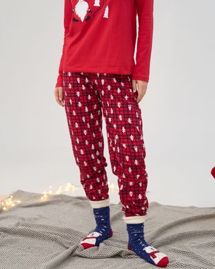 Жіноча піжама зі штанами - Merry Christmas - Family look для родини Фото товару - Інтернет-магазин Zaragoza