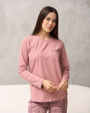 Жіноча піжама зі штанами в написи Family look для пари Фото товару - Інтернет-магазин Zaragoza