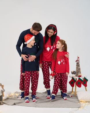 Женская пижама со штанами- Merry Chr istmas - Family look для семьи Фото товара - Интернет-магазин Zaragoza