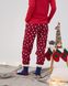 Жіноча піжама зі штанами - Merry Christmas - Family look для родини Фото товару 9 з 11