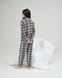 Жіночий костюм зі штанами Фліс - на ґудзиках - Клітинка Фото товару 5 з 9