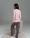 Жіноча піжама зі штанами - візерунок Турецький огірок Фото товару 6 з 7