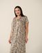Вискозная сорочка Plus Size - Турецкий огурец Светло-коричневый 3xl Фото товара 2 из 6