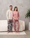 Жіноча піжама зі штанами в написи Family look для пари Фото товару 3 з 11