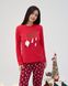 Жіноча піжама зі штанами - Merry Christmas - Family look для родини Фото товару 2 з 11