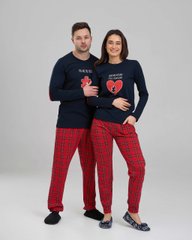 Женский комплект со штанами - Влюбленные пазлы - Family look для пары Фото товара - Интернет-магазин Zaragoza