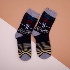 Шкарпетки утеплені підліткові - 3-2-1 Action, Темно-синій, 30-35