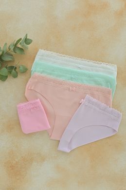 Трусики женские бесшовные (5 штук) батал 84036-2 2XL