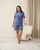 Комплект футболка і шорти - Plus size - You me Синій l