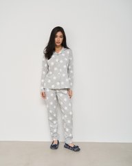 Женская пижама со штанами - на пуговицах - Звёздочки Фото товара - Интернет-магазин Zaragoza