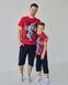Подростковый комплект с шортами на мальчика - Скейт - Family look папа/сын Фото товара 7 из 9