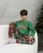 Подростковая пижама для мальчика с брюками Новогодняя Love Family look для семьи Фото товара 3 из 8