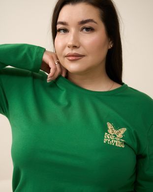 Батальная пижама со штанами в клетку - Зеленая Зеленый 2XL