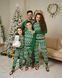 Женская пижама с брюками - Новогодний орнамент - Family look для семьи Фото товара 2 из 8