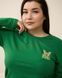Батальная пижама со штанами в клетку - Зеленая Зеленый 2XL Фото товара 3 из 7