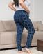 Женские пижамные штаны вискоза Plus size - кружочки 1508Ш размер 2XL Фото товара 2 из 3