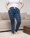 Женские пижамные штаны вискоза Plus size - кружочки 1508Ш размер 2XL Фото товара 1 из 3