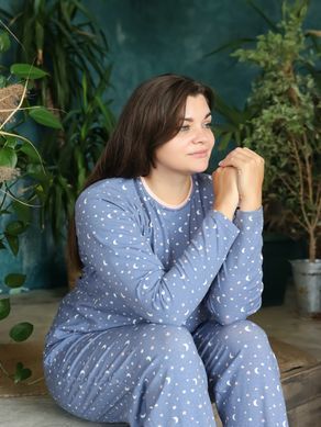 Батальний комплект кофта на зав'язках - зіркове небо 2XL