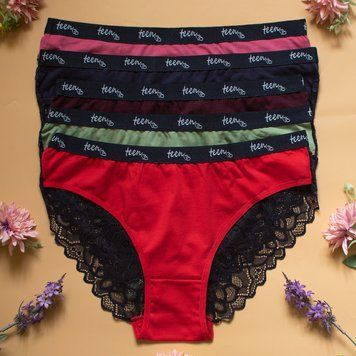 Трусики женские (5 штук) батал 163651 2XL