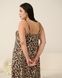 Сорочка на тонкой бретельке Plus Size - вискоза, Леопард Коричневый 2xl Фото товара 7 из 7