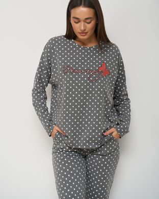 Женская пижама со штанами - Бабочка - в мелкие звезды Фото товара - Интернет-магазин Zaragoza