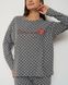Жіноча піжама зі штанами - Метелик - в дрібні зірки Фото товару 4 з 9